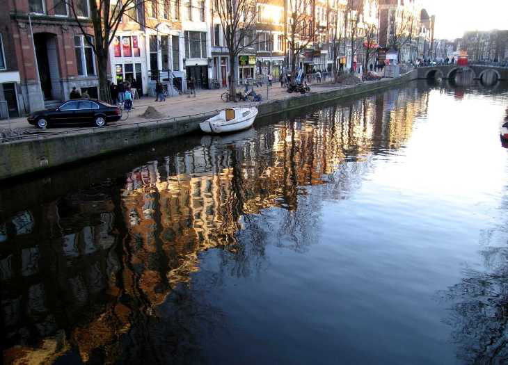 Canal view in Amsterdam