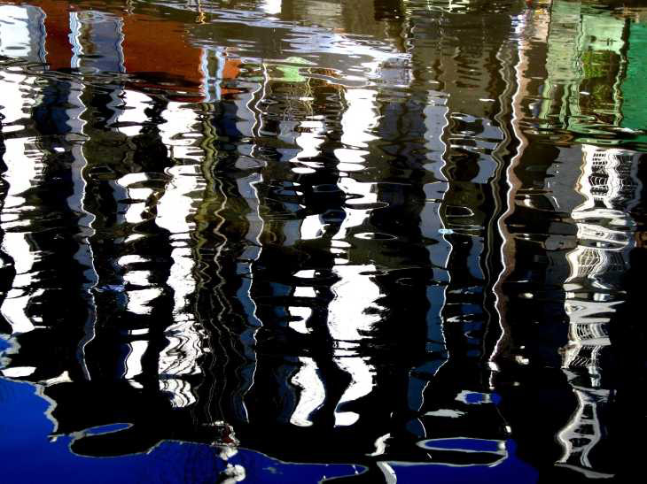 Reflections in water, Amsterdam