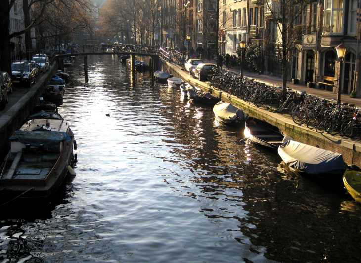 Canal in evening light