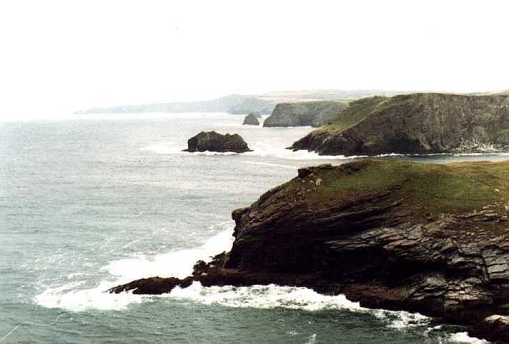 Coast at Tintagel, Cornwall