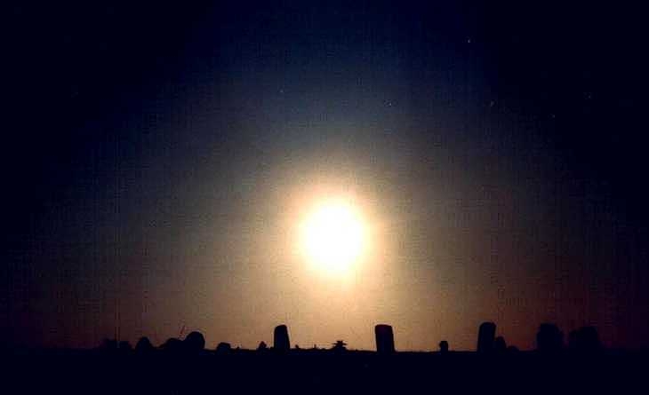 Merry Maidens at sunrise 2, Cornwall