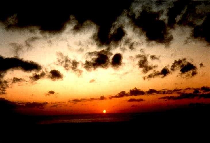 Sunset at Carn Brea, Cornwall