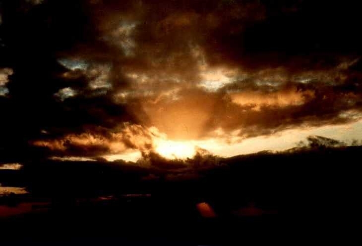 Sunset cloudscape, Cornwall