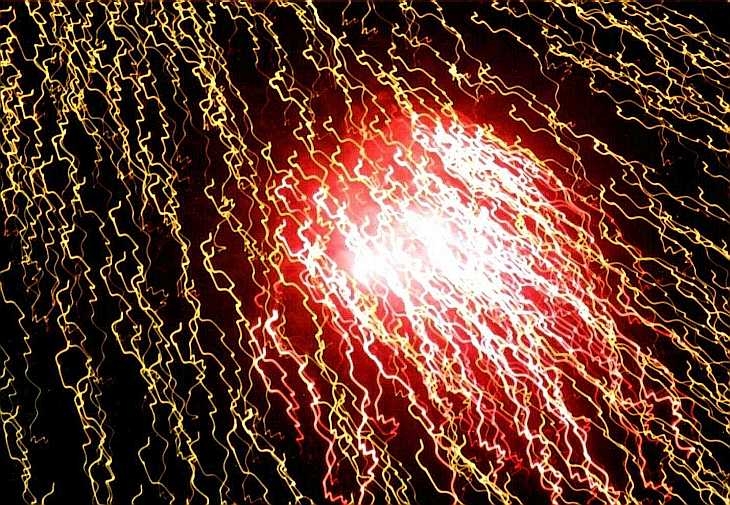 Light-ball. Firework display, London