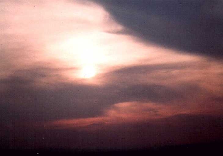 Sunset at Chanctonbury Ring, Sussex