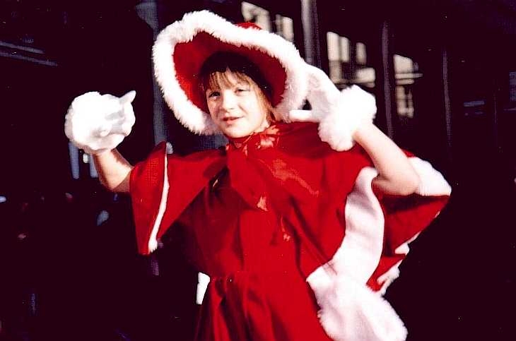 Christmas costume, New Year Parade, Piccadilly, London 1998