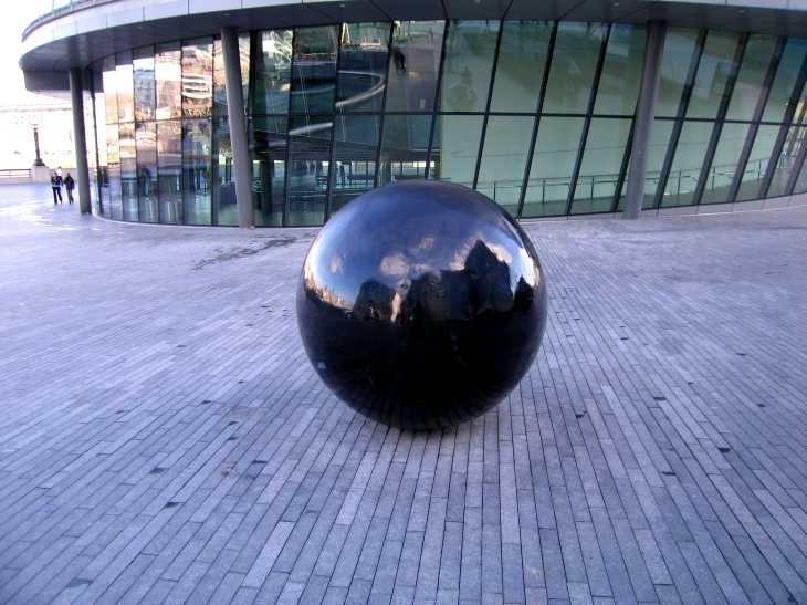 Sculpture outside GLA headquarters, South Bank, London