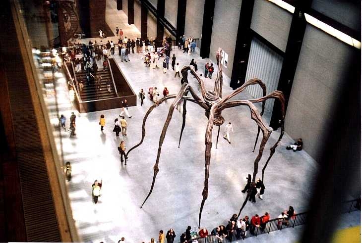 Spider sculpture, Tate Modern gallery, London