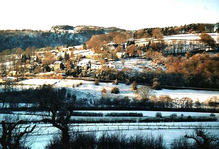 Snowy landscape, The Peak District