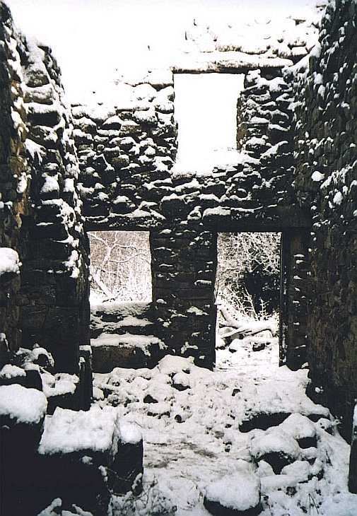 Ruined house, Sir William Hill, Grindleford, The Peak District