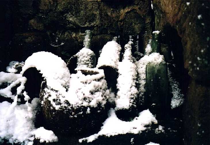 Inside the ruined house, Grindleford, The Peak District