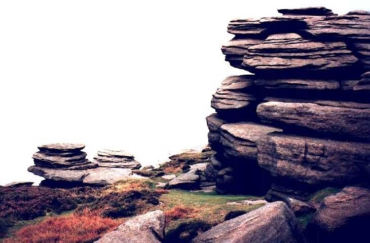 Rock formation, Derbyshire Peak District