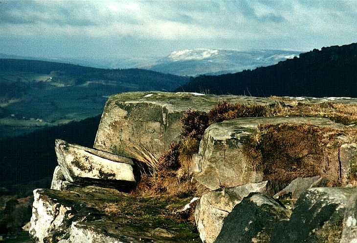 On Baslow Edge in The Peak District