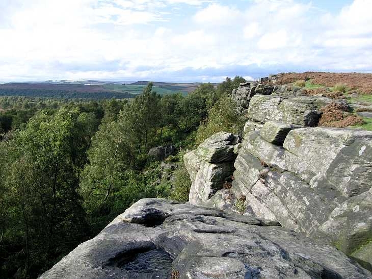 View of Birchen Edge, The Peak District, Derbyshire