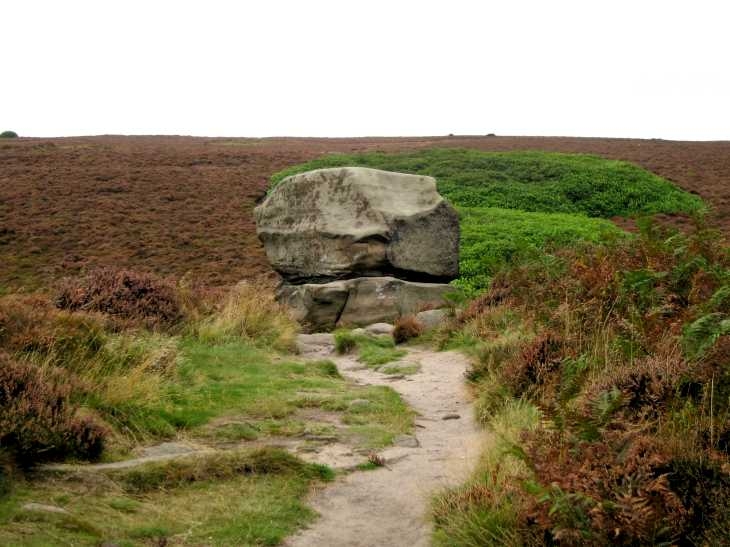 The Cat Stone on Stanton Moor