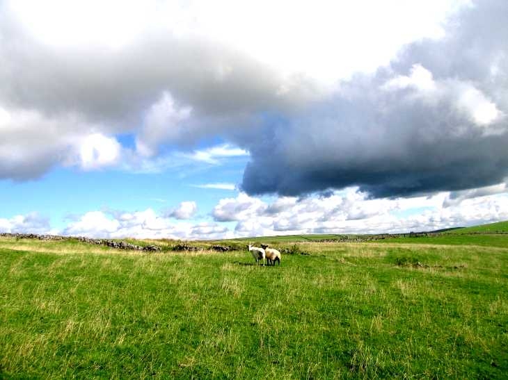 Dramatic sky near Chrome Hill