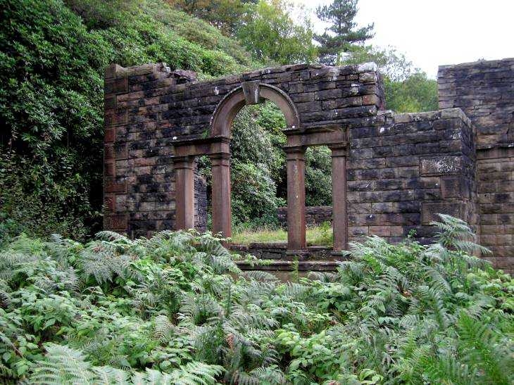 The ruins of Errwood Hall, The Goyt Valley