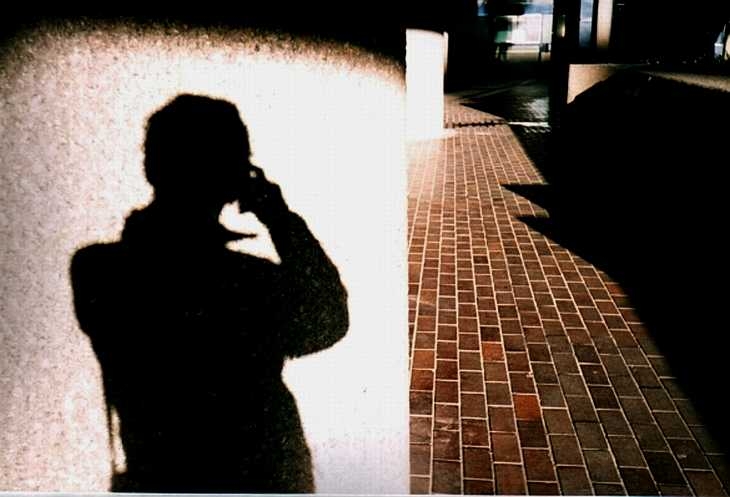 The photographer's shadow