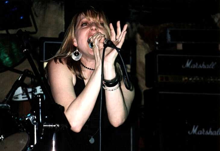 The Heart Throbs. Rose Carlotti singing at The Borderline, London