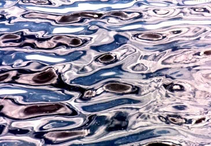 Sky reflected on water, London