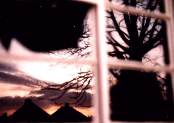 Broken window, Acton, west London