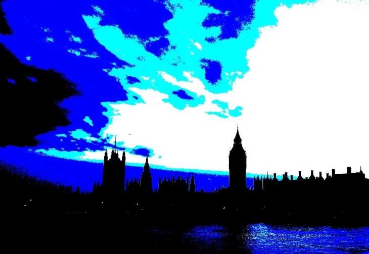 Posterization: Big Ben and The Houses of Parliament