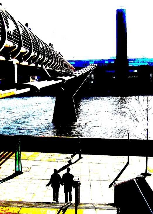 The Millennium Bridge and The Tate Modern