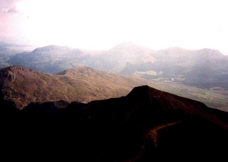Mountain landscape, Snowdonia, North Wales