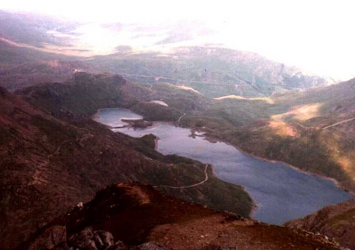 Lake in the valley, Snowdonia, North Wales