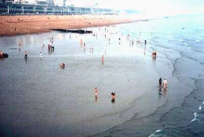 On the beach, Brighton, Sussex
