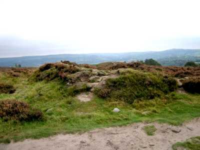 Bronze Age burial mound on Stanton Moor