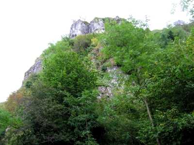 Cliffs over The Monsal Trail, Chee Dale
