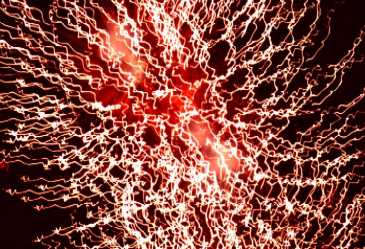 psychedelic light explosion