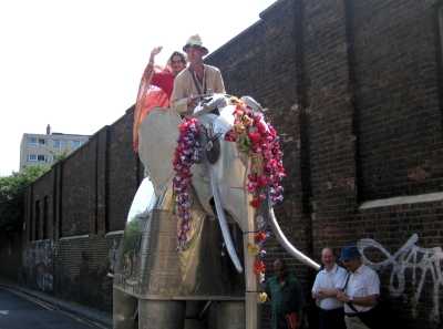 Elephant driver, Baishakhi Mela parade
