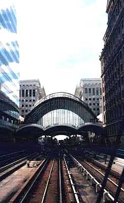 Docklands light railway, Canary Wharf, London