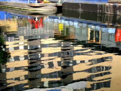 Reflections, London, Islington, canal