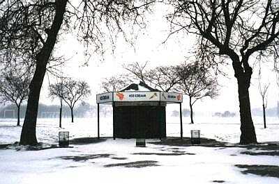 Ice cream kiosk, Regent's Park, London