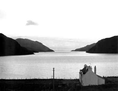 House by loch, Isle of Lewis