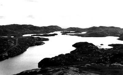 Watery landscape of Uist