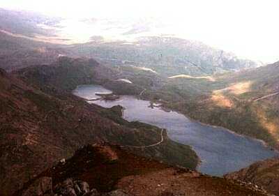 Lake in the valley, Snowdonia