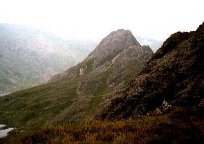 Mountainous terrain, Snowdonia, North Wales