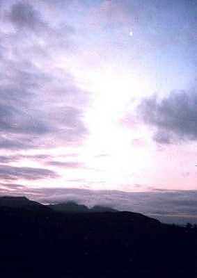Evening sky, Snowdonia